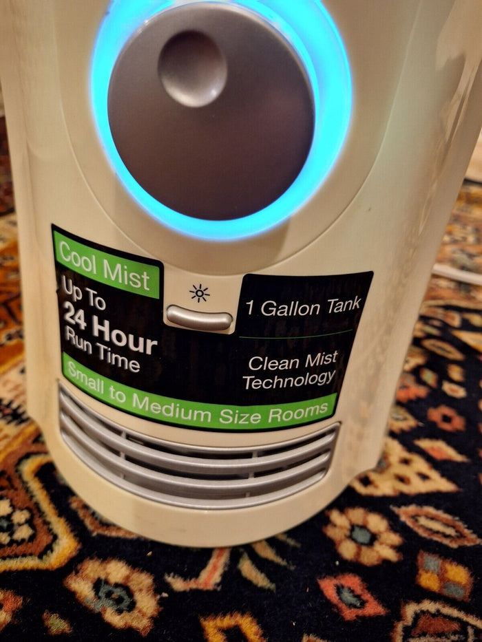 Sharper Image Cool Mist Ultrasonic Humidifier EVHD10C WORKS BUT MAKES LOUD NOISE