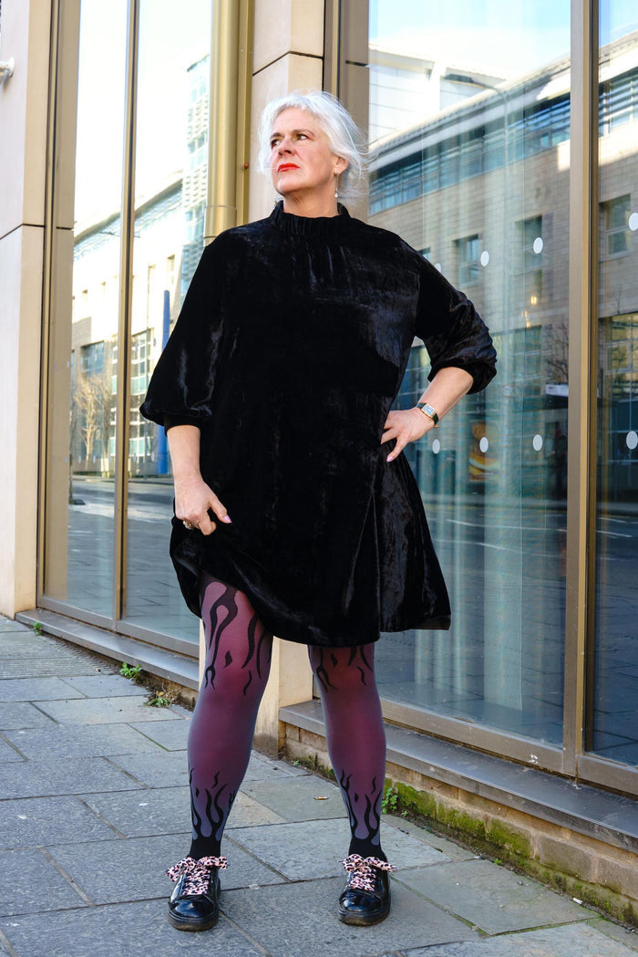 Sheer Tights - Flames