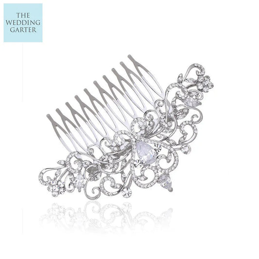crystal wedding headpiece
