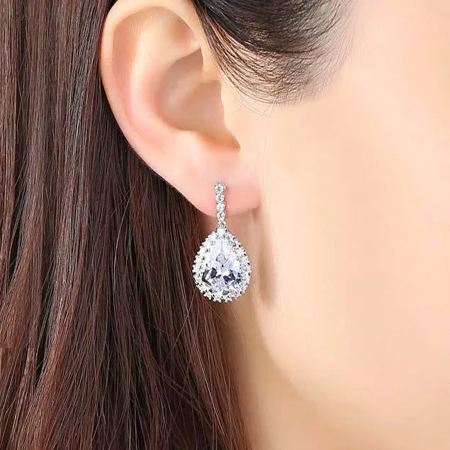 dropper earrings for brides