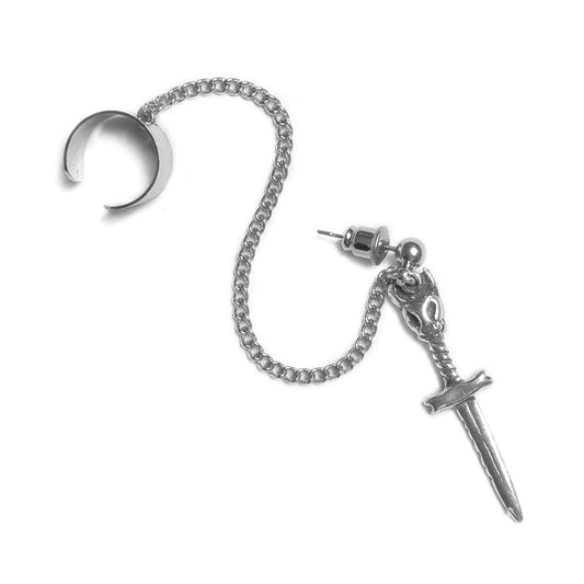 Silver Cuff Earring
