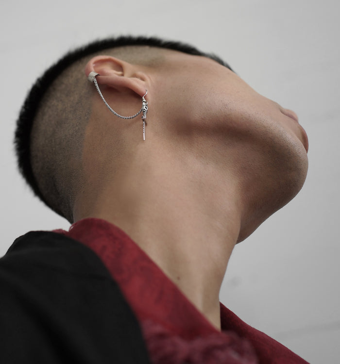 Silver Cuff Earring