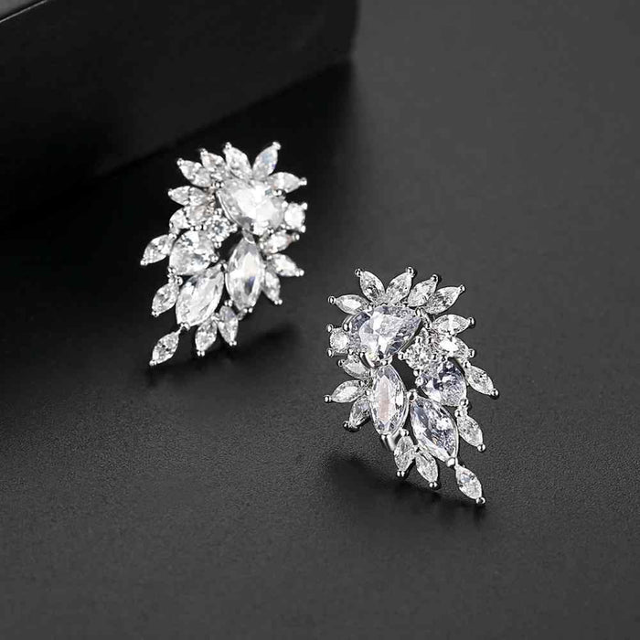bridal earrings stud