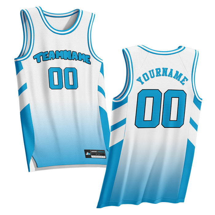 Sky Blue Custom Basketball Jersey