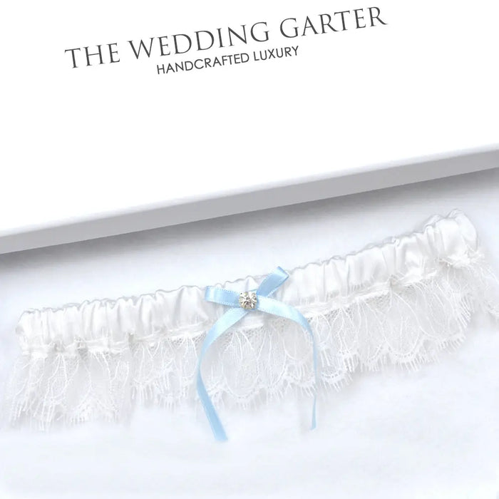 eyelash lace brides garter
