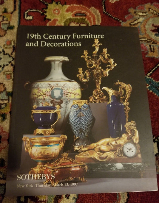 Sothebys 19th century furniture and decorations  March 13, 1997 - Diamonds Sapphires Rubies Emeralds