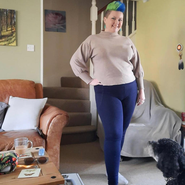 Squat Proof Long Leggings - Navy - Snag