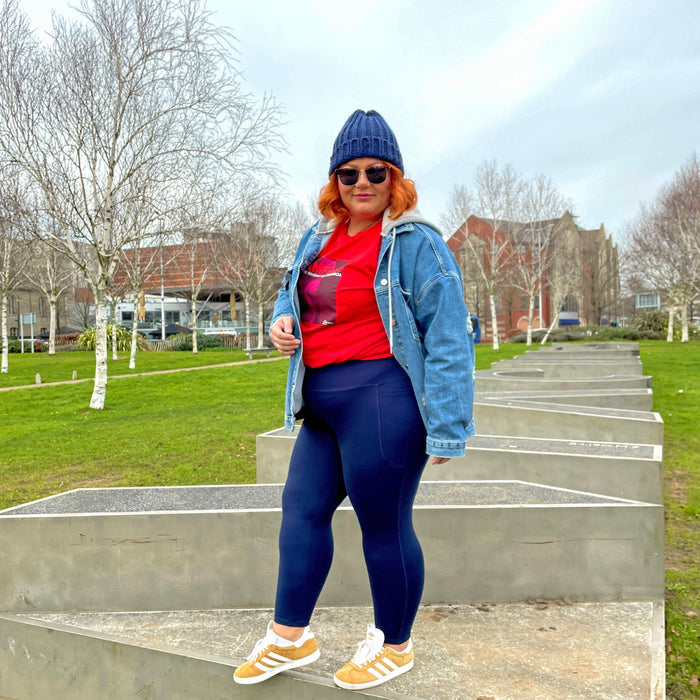 Squat Proof Short Leggings - Navy - Snag