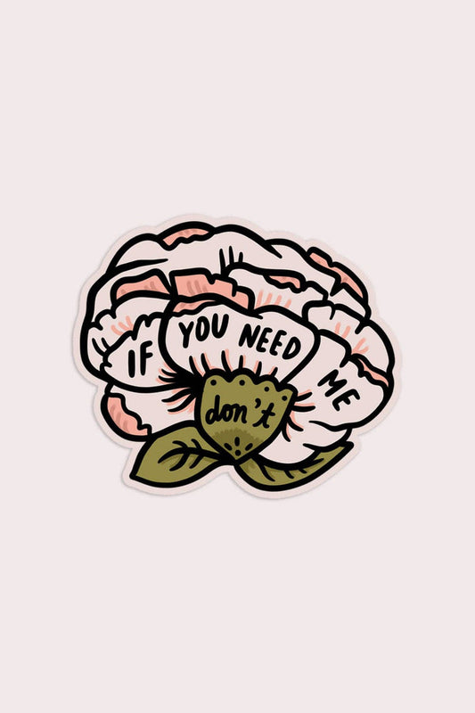 STAY HOME CLUB Autcollant - If you need me