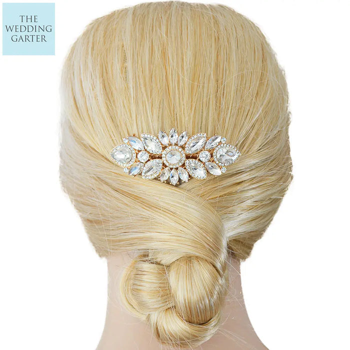 gold bridal headpiece