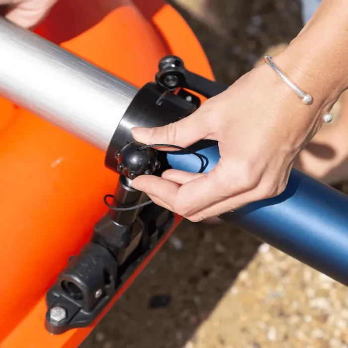TEMO 450 spare oarlock fitting, top view