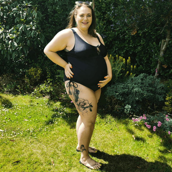 That loving feel'in Maternity Swimsuit - Black - Snag