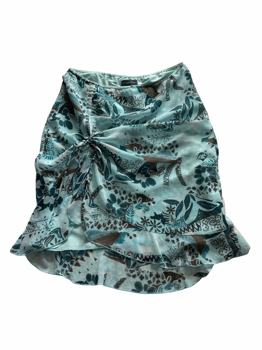 Tikki Island Blue Skirt