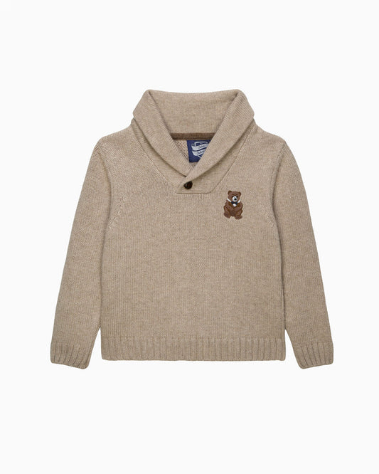 Chelsea Clothing Company Jumper Timothy Teddy Shawl Collar Jumper