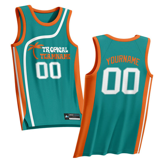 Tropical Custom Basketball Jersey