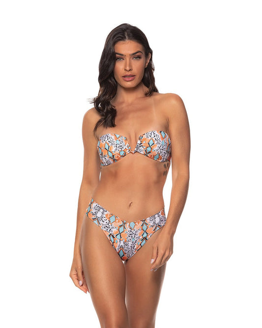 Tulum Deep V Bandeau Top