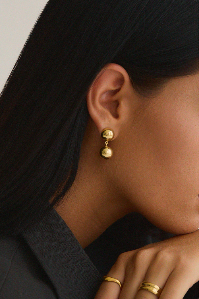 TWENTY COMPASS Boucles d'Oreilles C'est la Vie