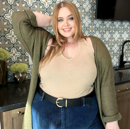 Vegan Leather Waist Belt - Gold - Snag