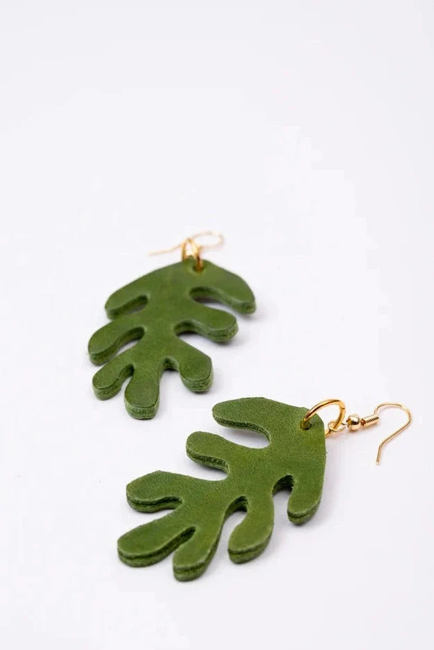 VEINAGE Boucles d'Oreilles Corail