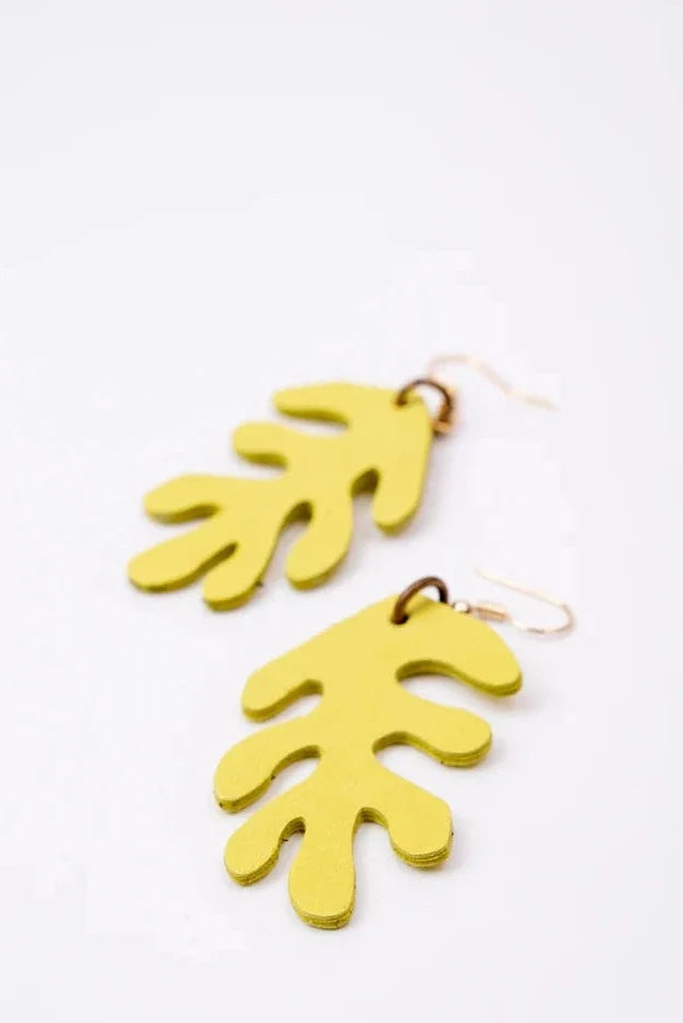 VEINAGE Boucles d'Oreilles Corail