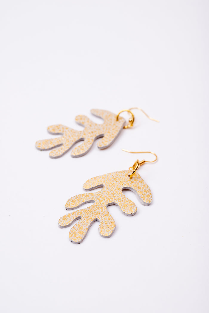 VEINAGE Boucles d'Oreilles Corail