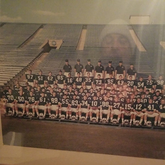 Vintage 1968 Yale University Football Undefeated Team Photo Artistic #91008