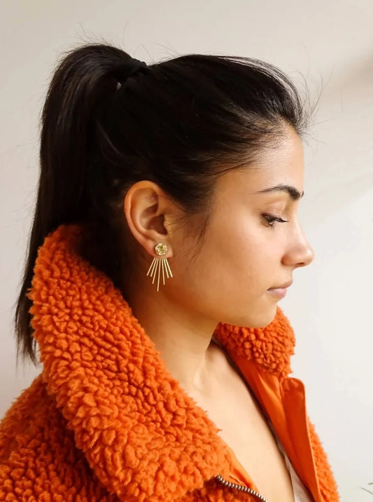 VINTAGE GLORY Boucles d'Oreilles Julia - Doré