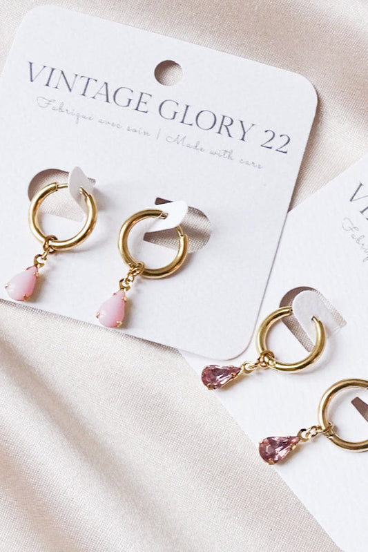 VINTAGE GLORY Boucles d'Oreilles Olivia Doré
