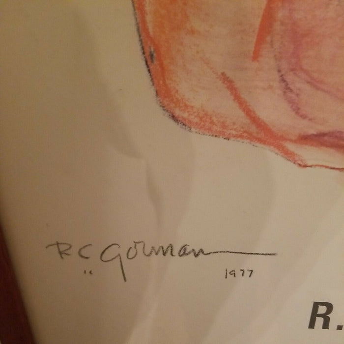 Vintage Original Poster R.C. Gorman Muirhead Galleries Costa Mesa, CA