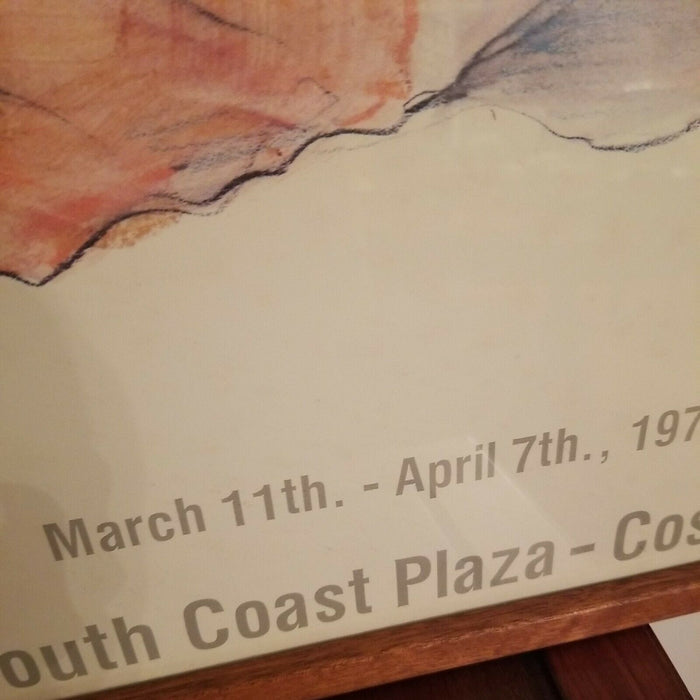 Vintage Original Poster R.C. Gorman Muirhead Galleries Costa Mesa, CA
