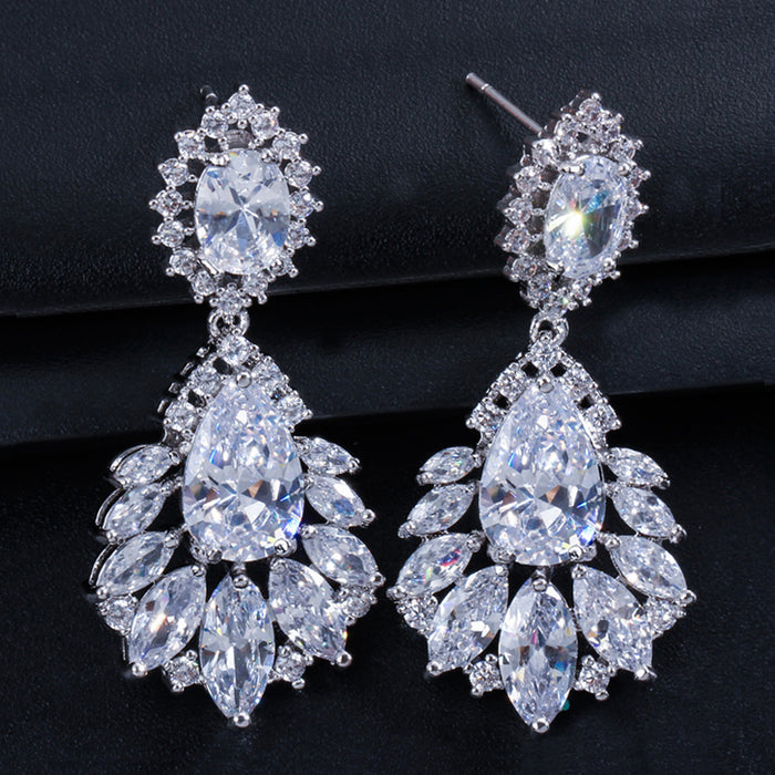 chandelier bridal earrings