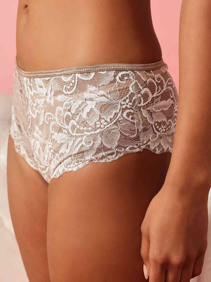 Women's Lace Mid-Rise Hipster Panty