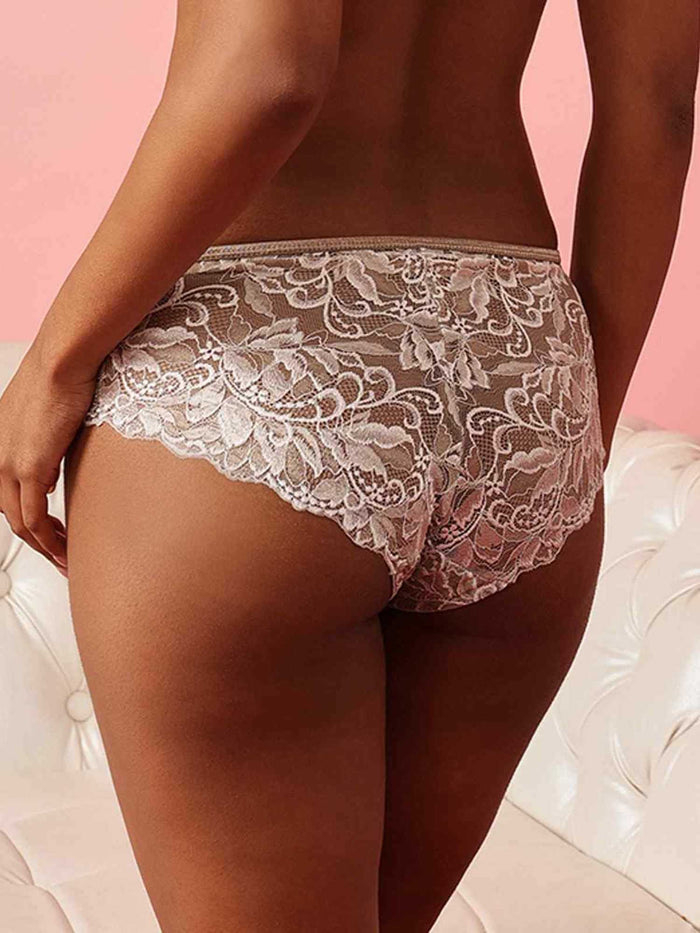 Women's Lace Mid-Rise Hipster Panty