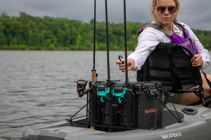 YakAttack BlackPak Pro Kayak Fishing Crate - 13" x 13"