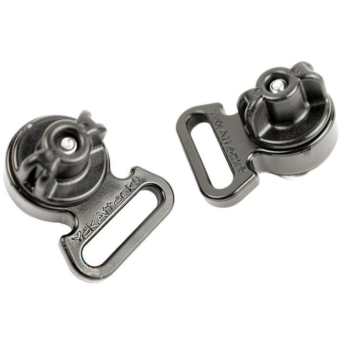 YakAttack Horizontal Kayak Deck Tie Downs, Track Mount, Pair
