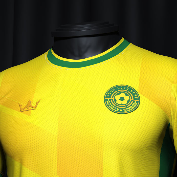 Yellow-Green Custom Soccer Jersey