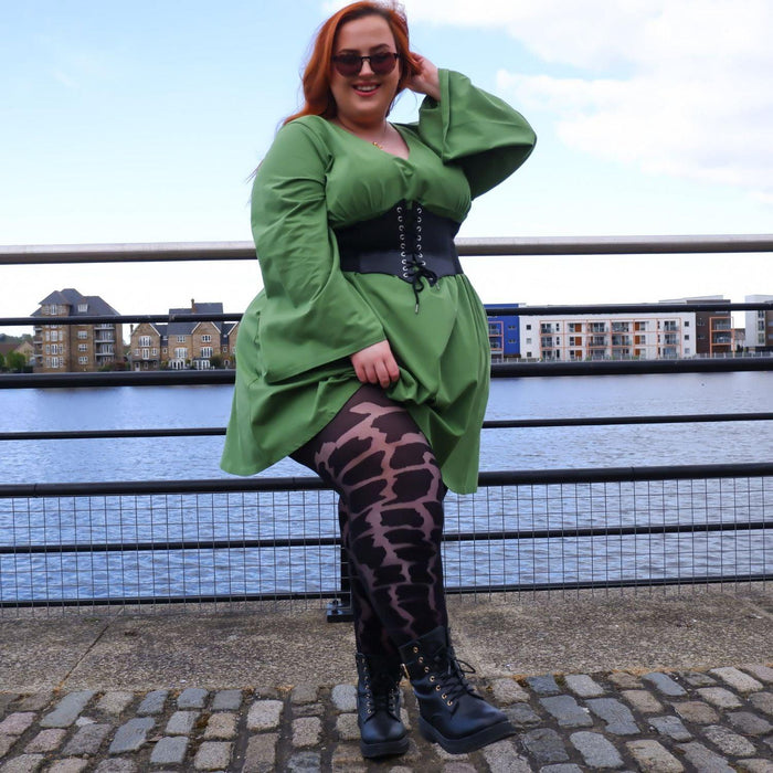 Your HighNess - Giraffe Print Tights - Snag